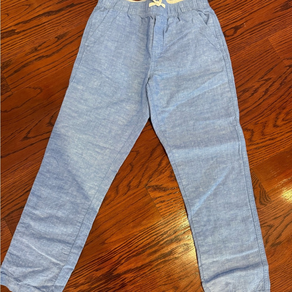 Janie and Jack linen/cotton pants. Boys size 7.